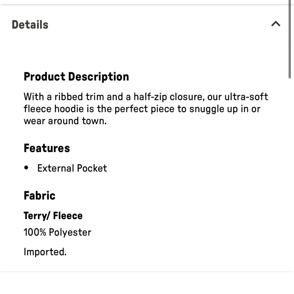 Fabletics Sherpa Half Zip - Picture 12 of 12